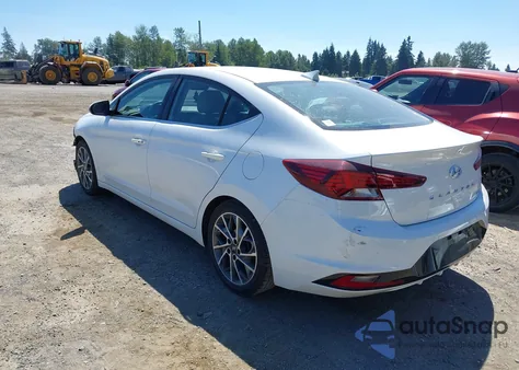 2020 Hyundai Elantra Limited из США, поврежденный, VIN 5NPD84LF2LH549465